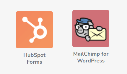 Mailchimp & Hubspot elements in Visual Composer