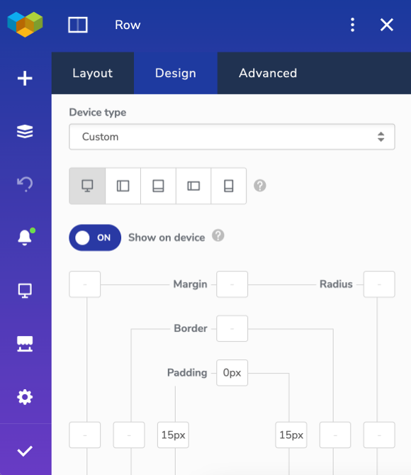 Visual Composer responsive design for accessibility