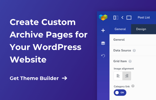 Create Custom Archive Pages for Your WordPress Website with Visual Composer