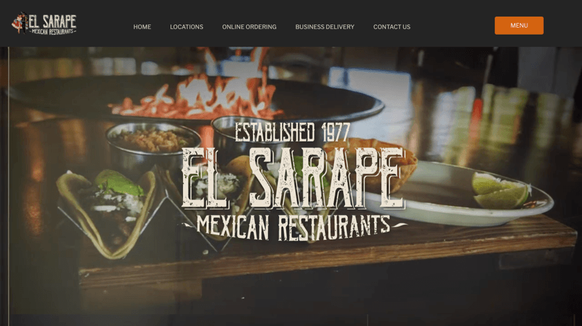 El Sarape website