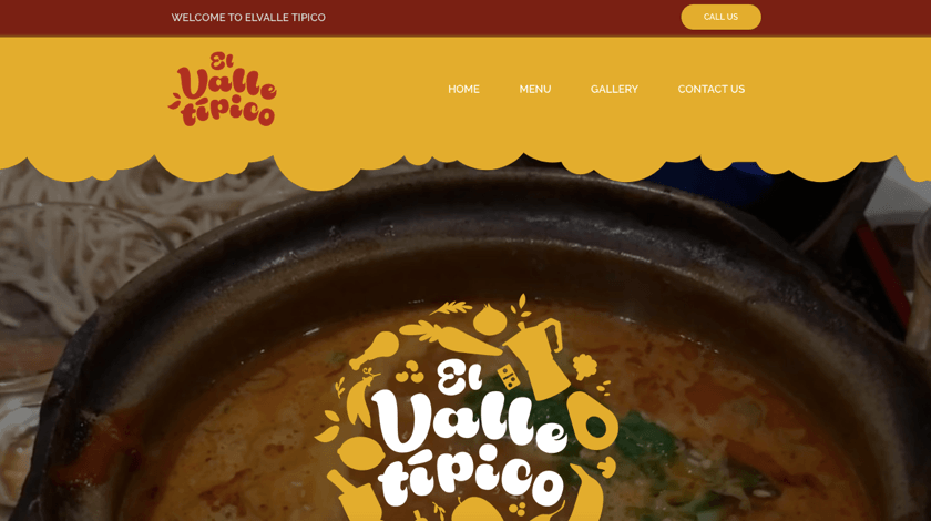 El Valle Tipico Website