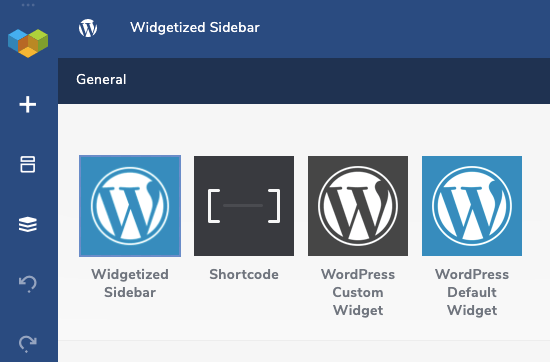Visual Composer elements for WordPress Widgets